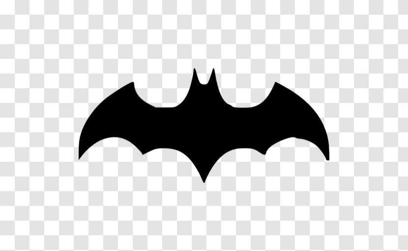 Batman Black And White Joker - Silhouette Transparent PNG