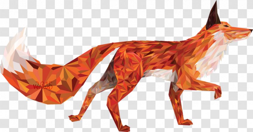 Red Fox Digital Art Illustration - Tail - Terrier Transparent PNG
