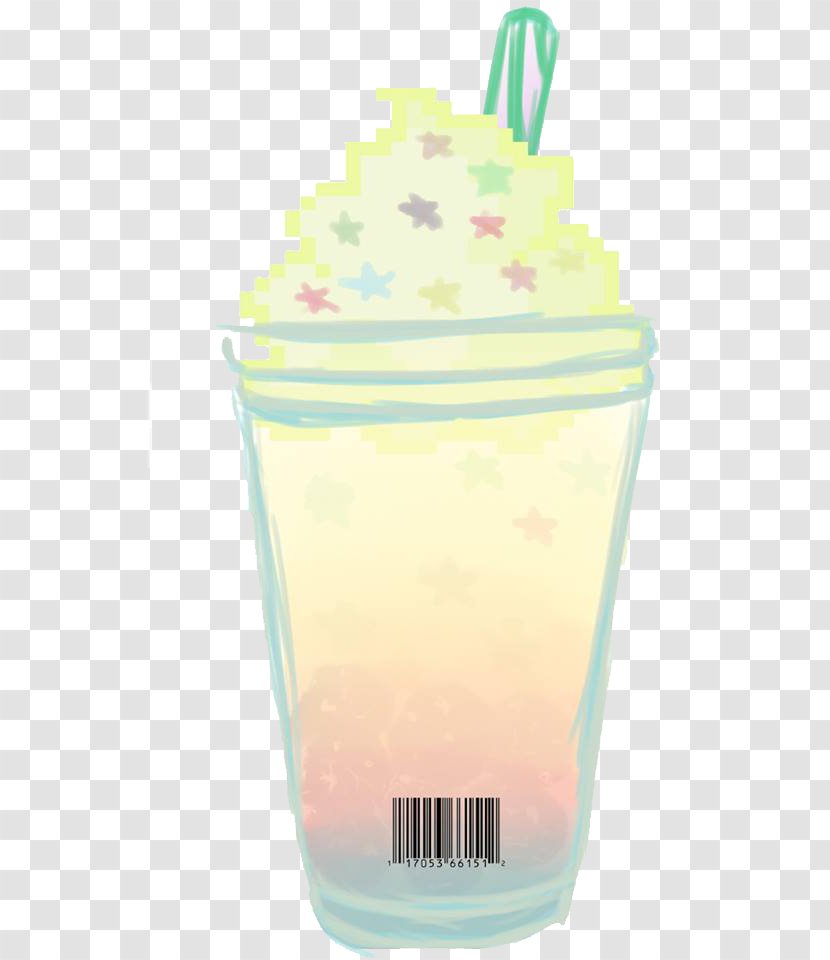 Milkshake Cup Table-glass Flavor - Bubble Tea Transparent PNG