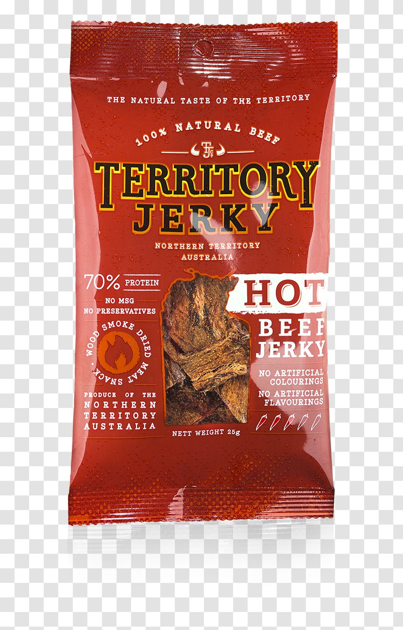 Territory Jerky Beef Marination Snack - Refrigeration Transparent PNG