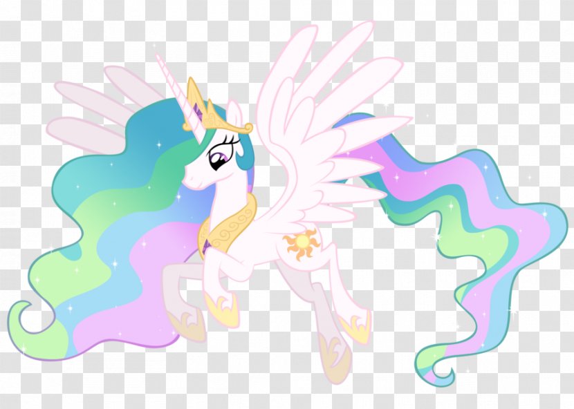 Princess Celestia Pony Twilight Sparkle Rarity DeviantArt - Fictional Character - Vector Transparent PNG
