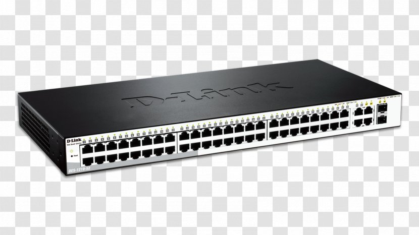 Gigabit Ethernet D-Link Network Switch Power Over - Electronic Device Transparent PNG