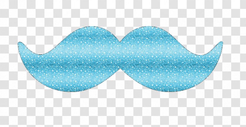 Moustache Glitter Desktop Wallpaper Clip Art - Turquoise - Mustache Transparent PNG
