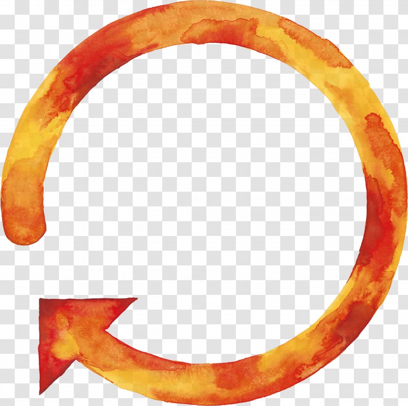 Arrow Orange Icon - Gratis Transparent PNG