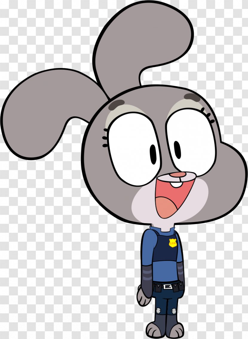 Lt. Judy Hopps Bonnie Character DeviantArt - Amazing World Of Gumball Transparent PNG