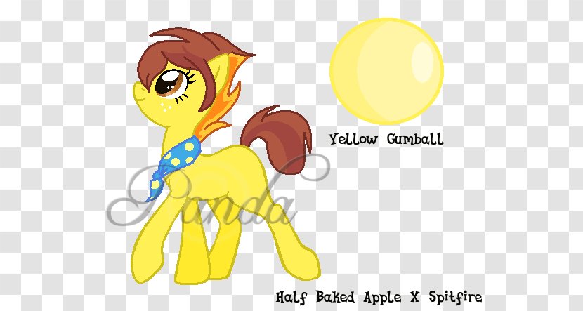 Horse Clip Art Illustration Animal Legendary Creature - Yellow - Backward Transparent PNG