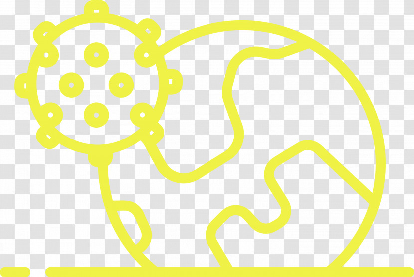 Yellow Line Circle Transparent PNG
