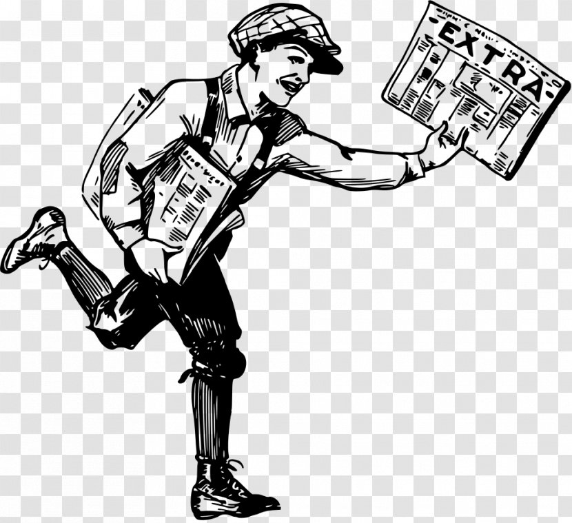 Paperboy Drawing Clip Art - Footwear - Paper Boy Transparent PNG