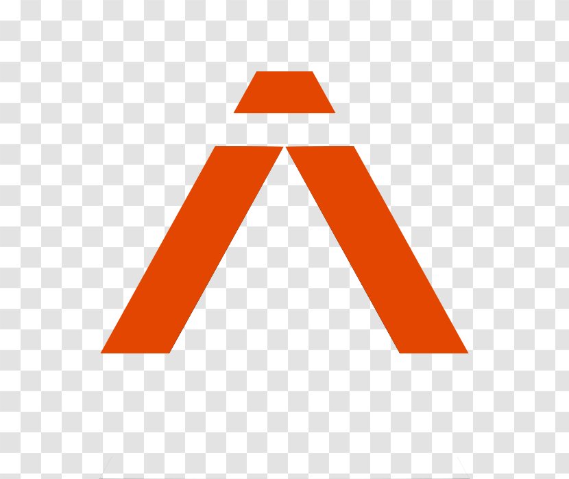 InfiniteArea Logo Location - Triangle - Orange Square Transparent PNG
