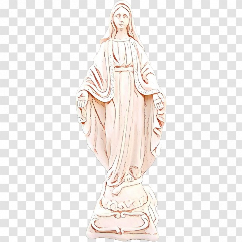 Statue Classical Sculpture Figurine Character - Cartoon - Carving Peach Transparent PNG