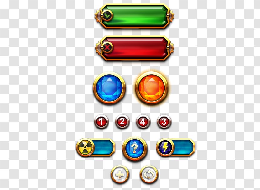 Game Button Jewel Destroyer Graphical User Interface - Android - Ui Transparent PNG