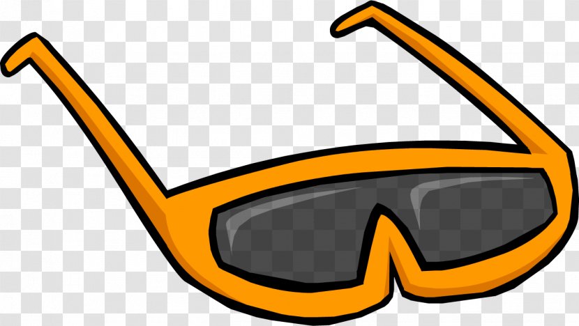 Club Penguin Sunglasses Eyewear Ray-Ban - Yellow - Sunglass Transparent PNG