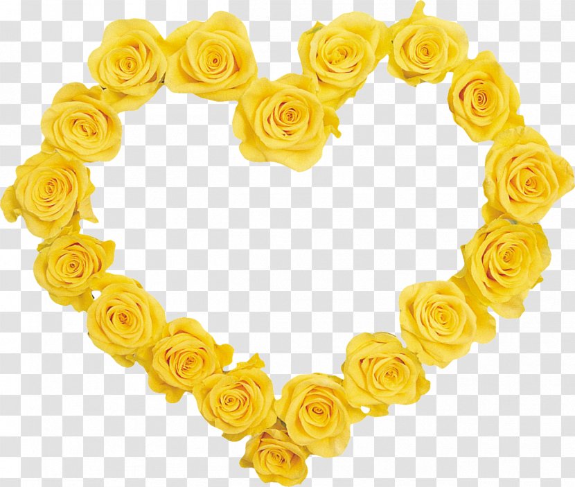 Garden Roses Yellow Flower - Floral Design - Bonbones Transparent PNG