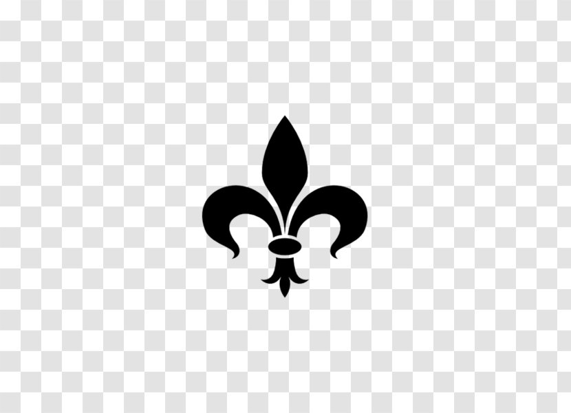 Cloth Napkins Fleur-de-lis Clip Art - Black - Celebrate The Festival Transparent PNG