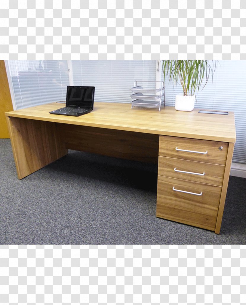 Desk Rectangle Wood Stain - Hardwood - Angle Transparent PNG