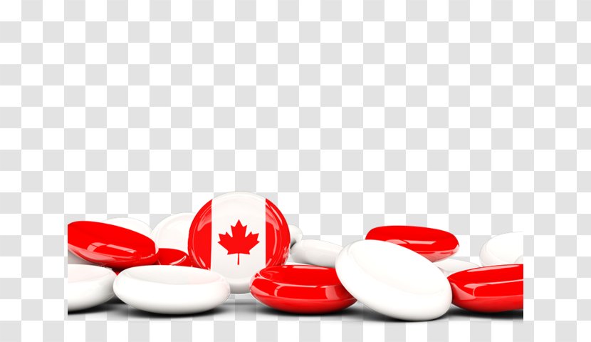 Flag Of Canada Indonesia Monaco - Round Background Transparent PNG