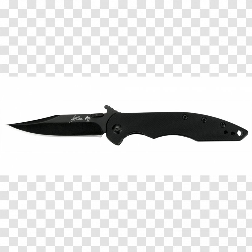 Pocketknife Kai USA Ltd. Liner Lock Close Quarters Combat - Hunting Knife Transparent PNG