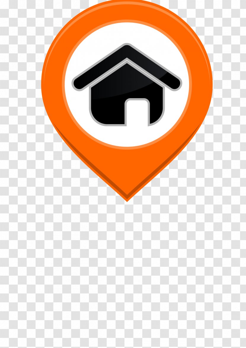 Pointer Icon - Building - Home Map Location Transparent PNG