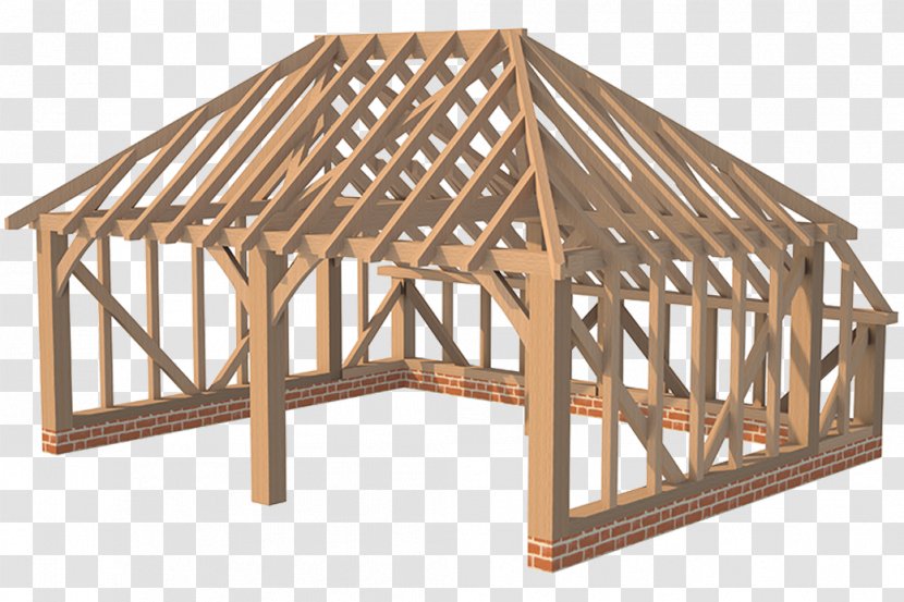 Hip Roof Lumber Timber Framing Transparent PNG