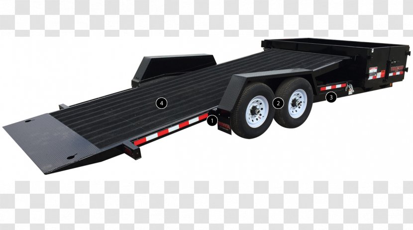 Truck Bed Part Model Car - Trailer - TRI BOLT Transparent PNG