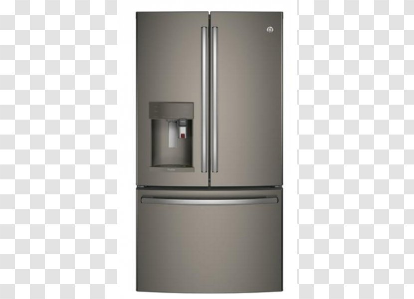 Refrigerator General Electric GE Appliances Ice Makers Home Appliance - Furniture Transparent PNG