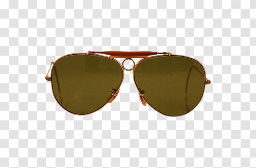 Ray-Ban Aviator Sunglasses Oliver Peoples - Brown Transparent PNG