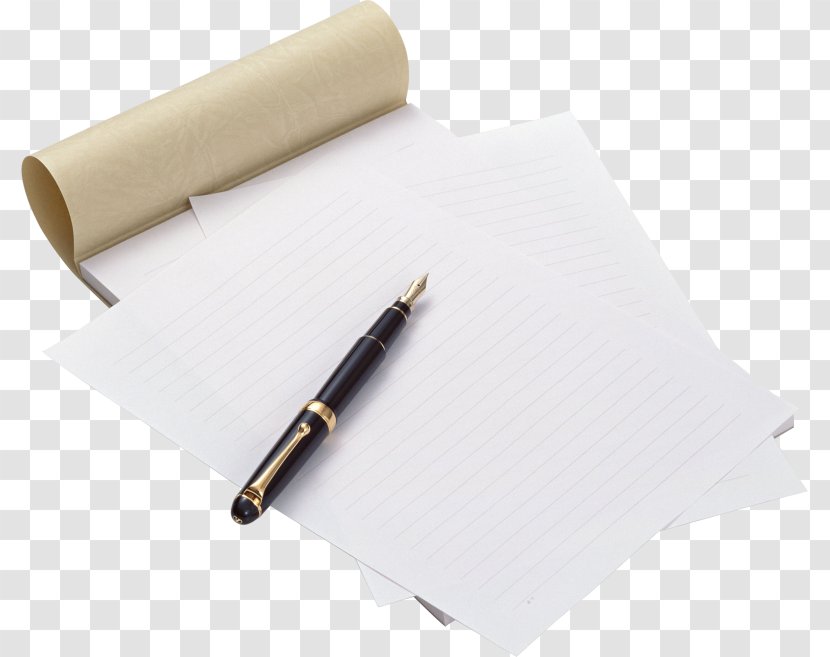 Paper Fountain Pen Stationery - I - Put On Transparent PNG