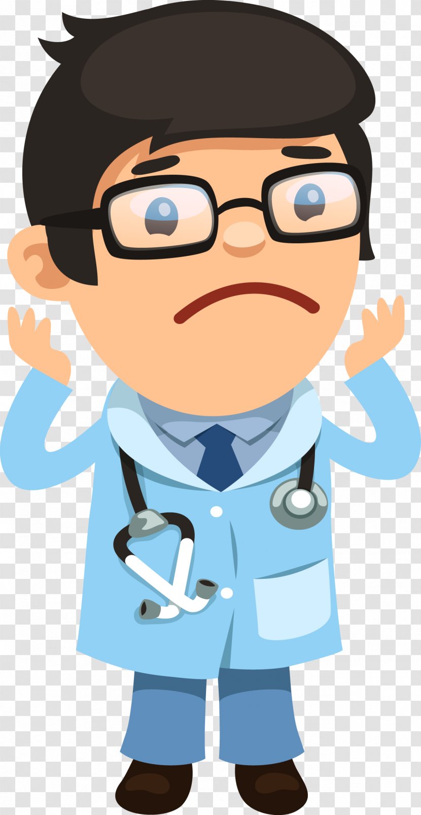 Physician Hospital Icon - Vector Male Doctor Figure Transparent PNG