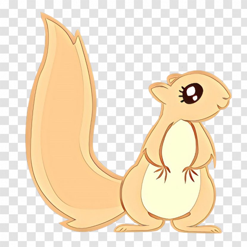 Squirrel Cartoon Tail Ear Drawing - Fictional Character Transparent PNG