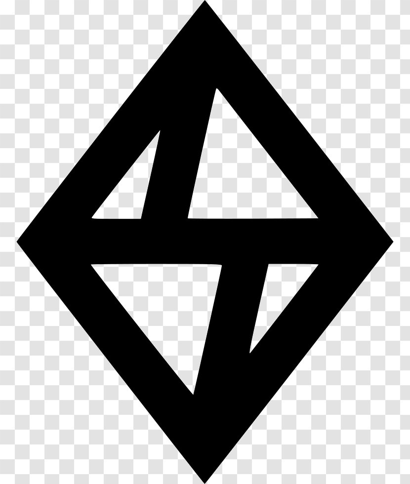 Logo Triangle Brand Area - Black M Transparent PNG