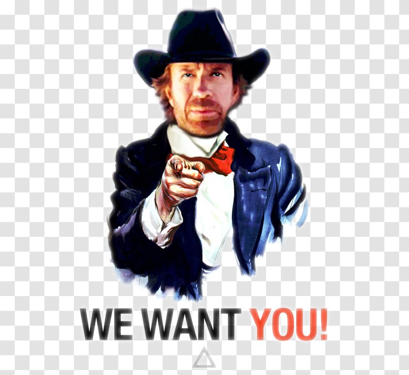 Uncle Sam Clip Art - Chuck Norris Transparent PNG