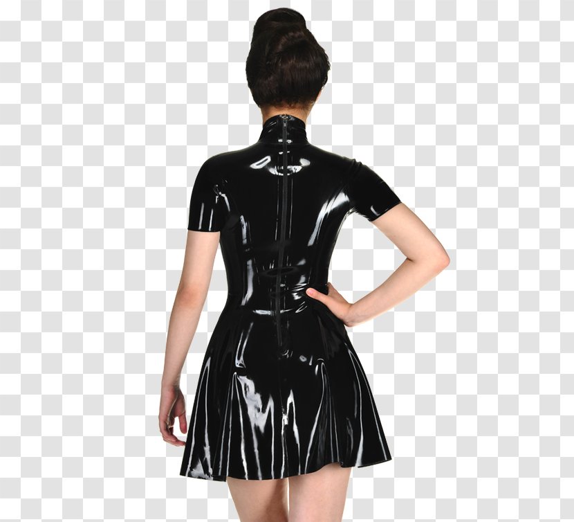 Dress Sleeve Clothing Latex Woman - Silhouette - Swing Dresses With Sleeves Transparent PNG