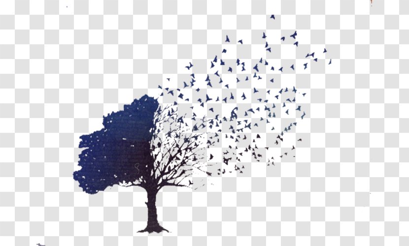 United States Reality Dream World - Perception - Blue Trees Transparent PNG