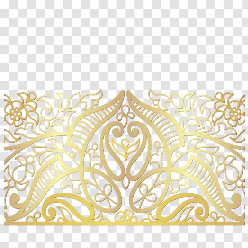 Yellow Pattern Ornament Rectangle Visual Arts Transparent PNG