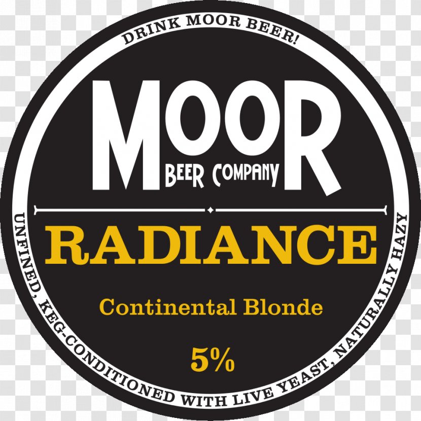 Moor Beer Co Cask Ale India Pale - Alcohol By Volume Transparent PNG