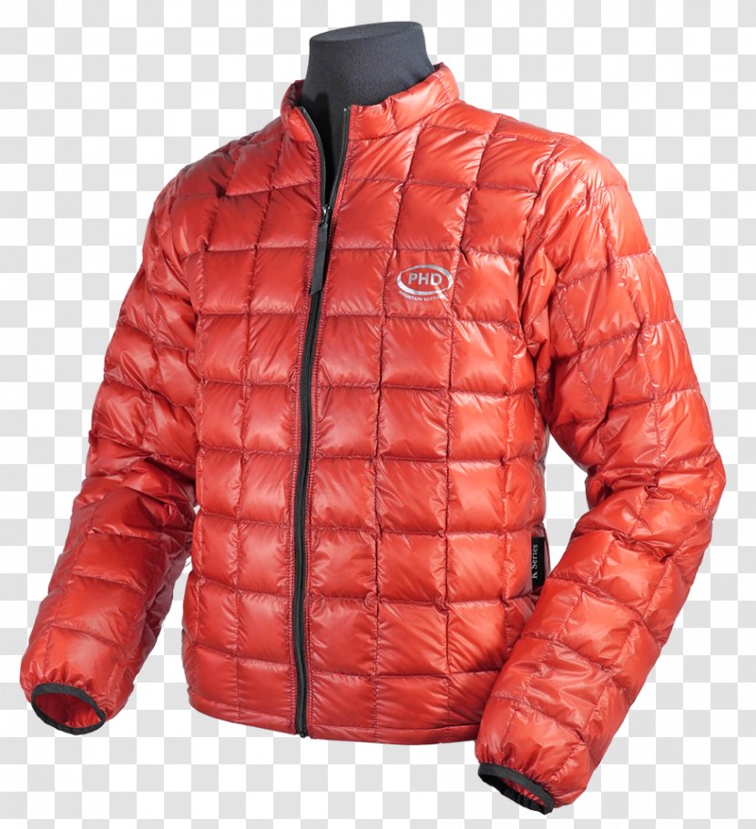 Jacket Down Feather Daunenjacke Sleeve Clothing - Sleeping Bags - Red Summer Discount Transparent PNG