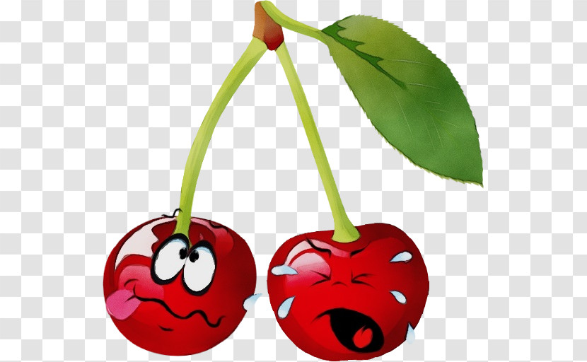 Humour Fruit Fruit Cherry Cartoon Transparent PNG