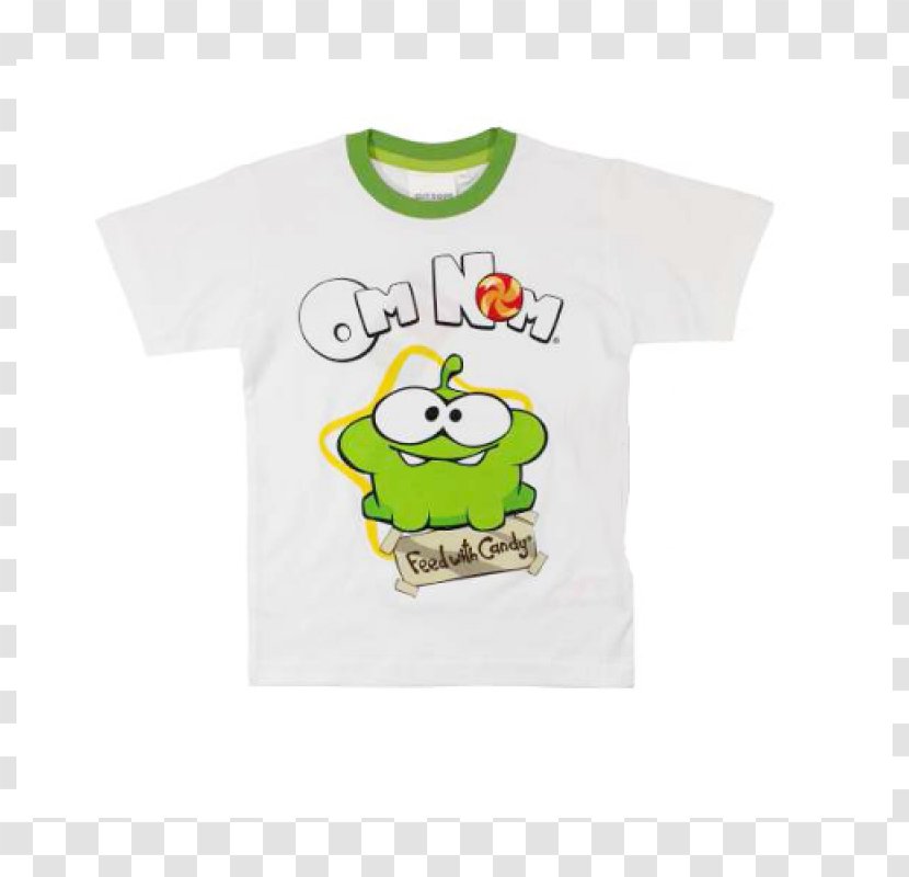 T-shirt Smiley Sleeve Cut The Rope Font - T Shirt Transparent PNG