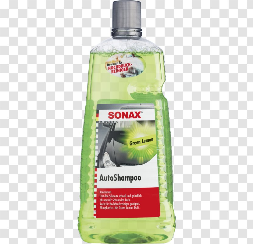 Car Sonax Concentrate Shampoo PH - Ph - Lemon Green Transparent PNG