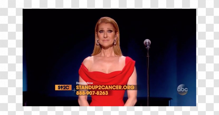 Stand Up To Cancer Recovering Gala Stage Shoulder - Steven Spielberg - Celine Dion Transparent PNG