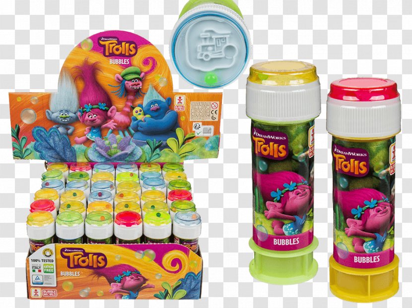 Candy Toy Soap Bubble Trolls Bellenblaas - Bonbon Transparent PNG