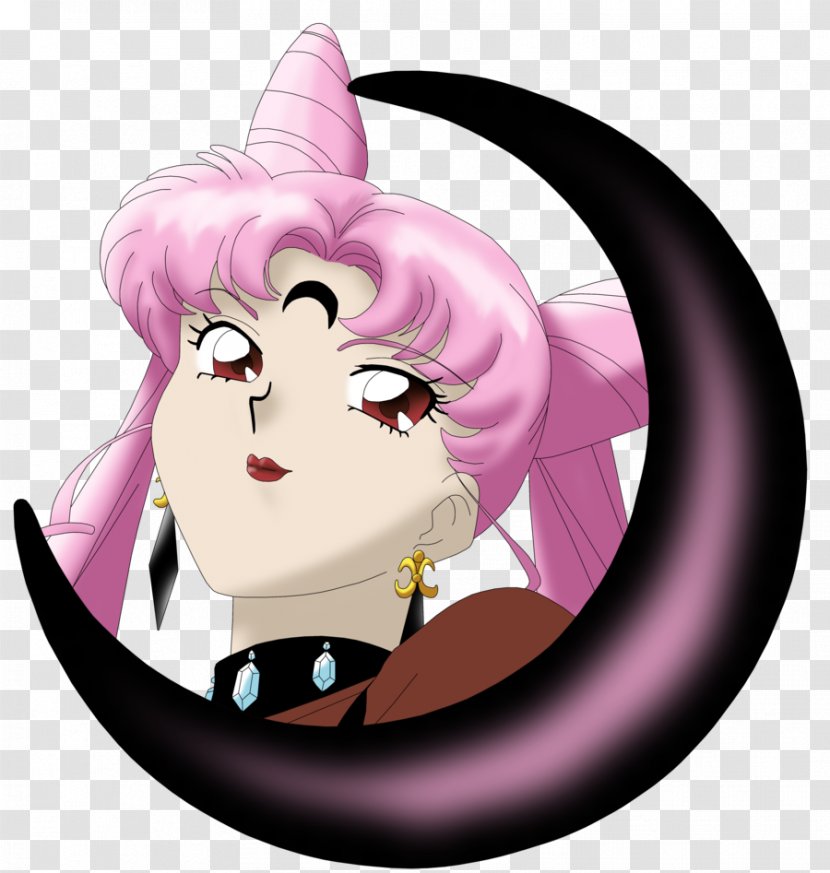 Chibiusa Sailor Saturn Mercury Moon Black Clan - Heart Transparent PNG