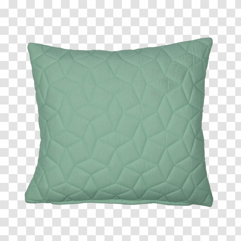 Throw Pillows Cushion Green Turquoise - Quilted Transparent PNG