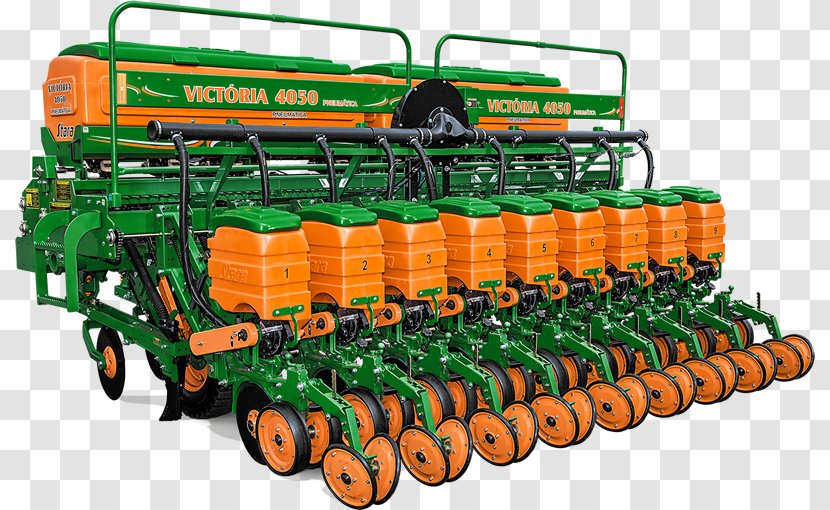 Machine Agriculture Planter Seed Drill Fertilisers - Agricultural Machinery Transparent PNG