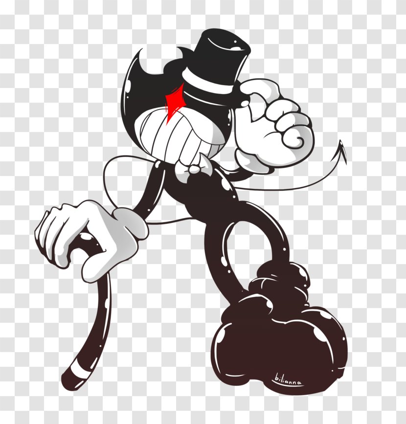 Bendy And The Ink Machine Top Hat Clip Art - Cartoon - Episodic Video Game Transparent PNG