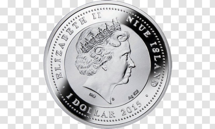 Silver Coin Niue Proof Coinage - Currency Transparent PNG