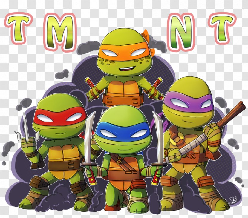 Michelangelo Leonardo Raphael Donatello Teenage Mutant Ninja Turtles - Watercolor Transparent PNG