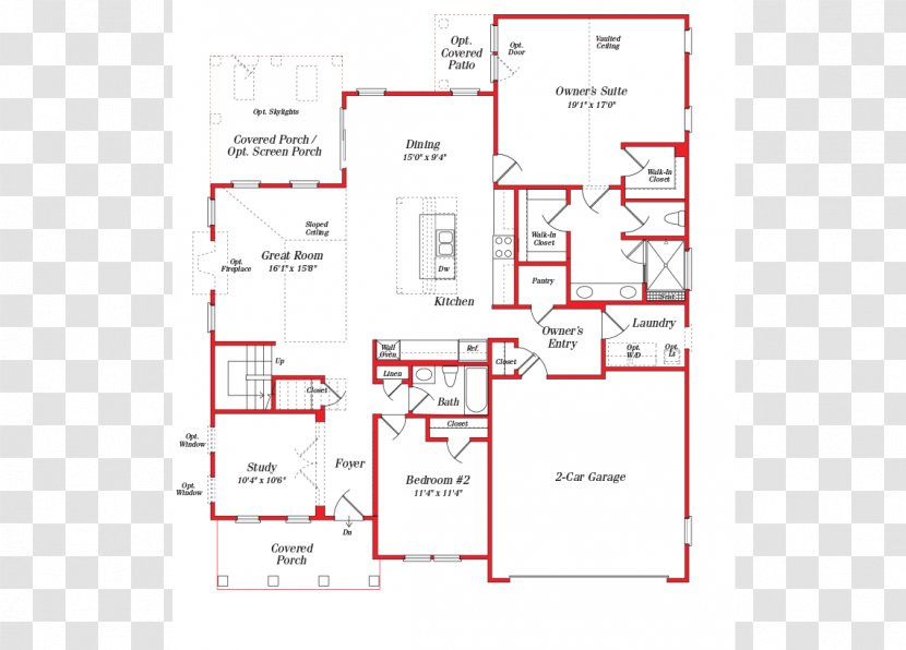 Floor Plan House Brambleton Miller & Smith At Square Foot Transparent PNG