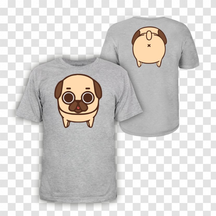 T-shirt Dog Sleeve Bluza Font - Cartoon Transparent PNG