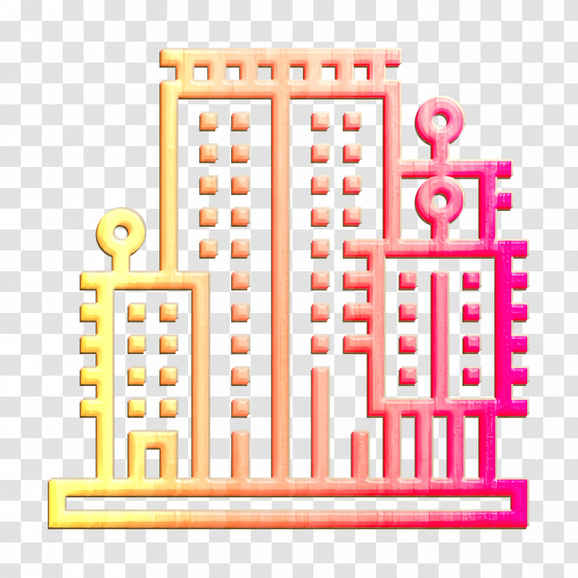 City Garden Tower Icon Pattaya Icon Transparent PNG